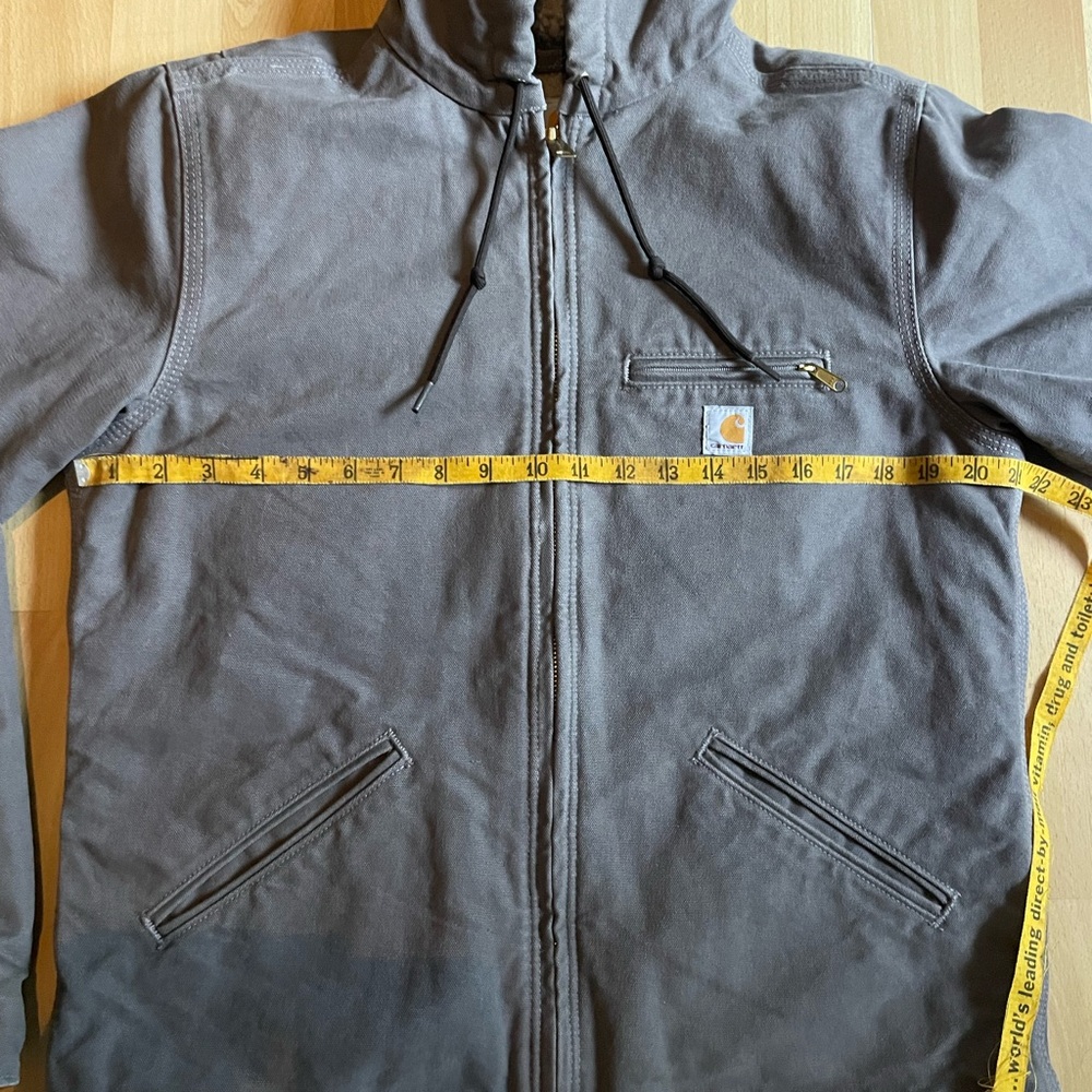 NWOT Carhartt Women's Loose Fit Washed Duck Sherpa Lined Jacket - Picture 8 of 13